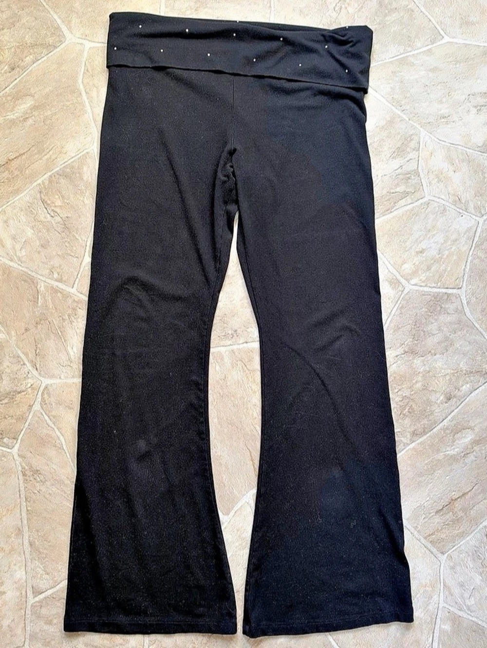 Victoria's Secret PINK Y2K Flare Leggings in Black XL